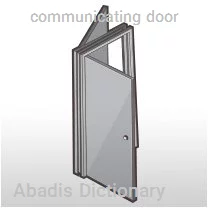 communicating door